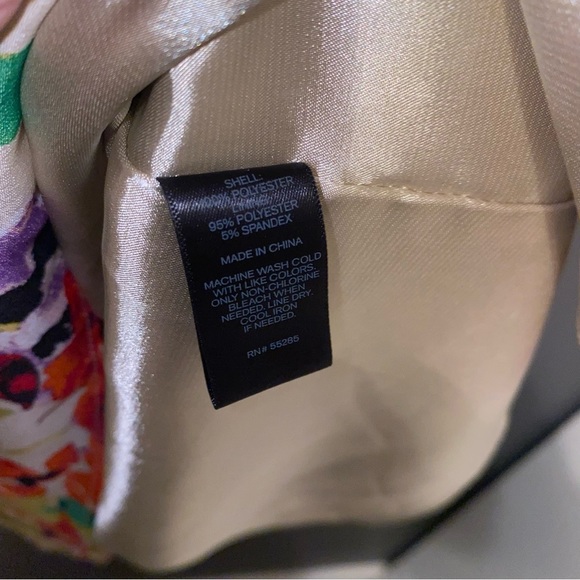 Express Yellow floral dress with belt - Picture 5 of 6